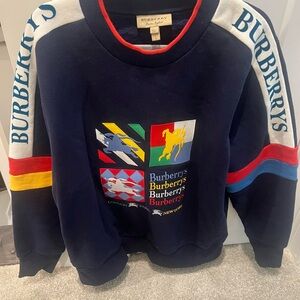 Burberry Men’s Embroidered Polo Sweater